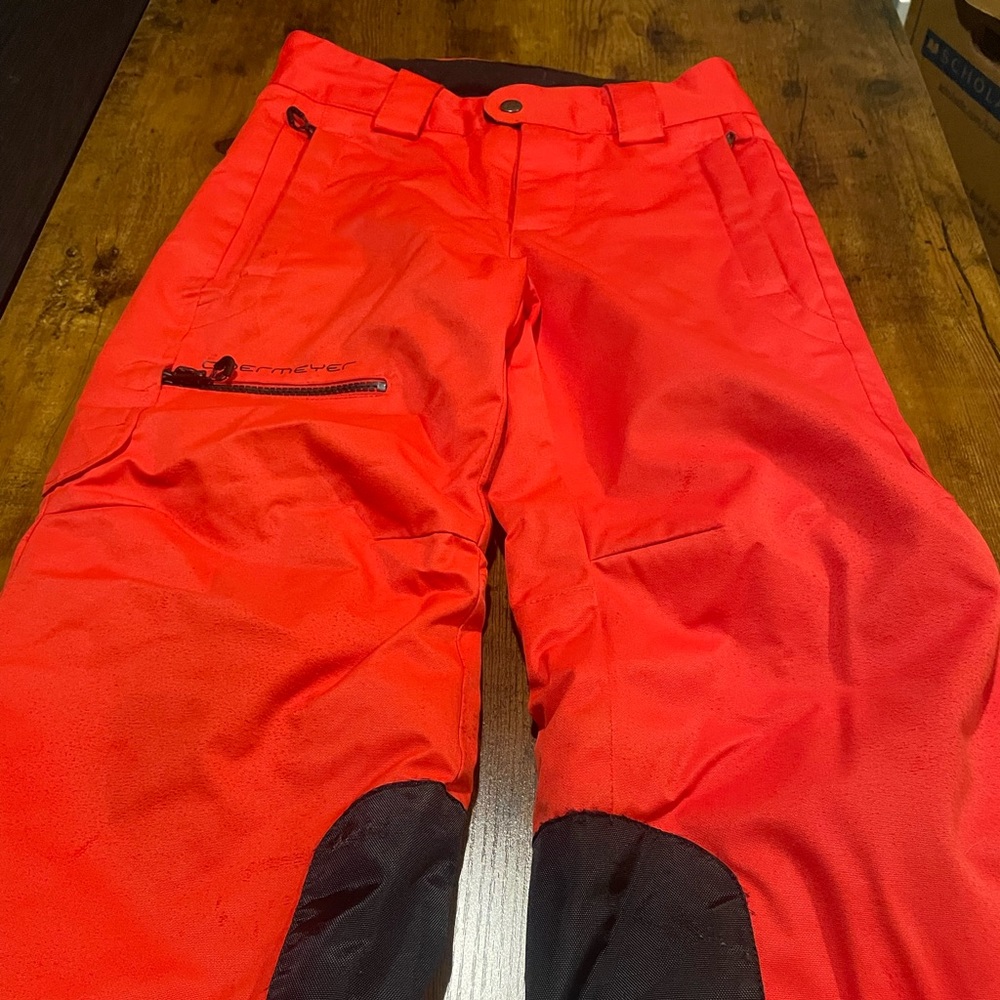 Obermeyer orange ski pants/Boys size small (8)